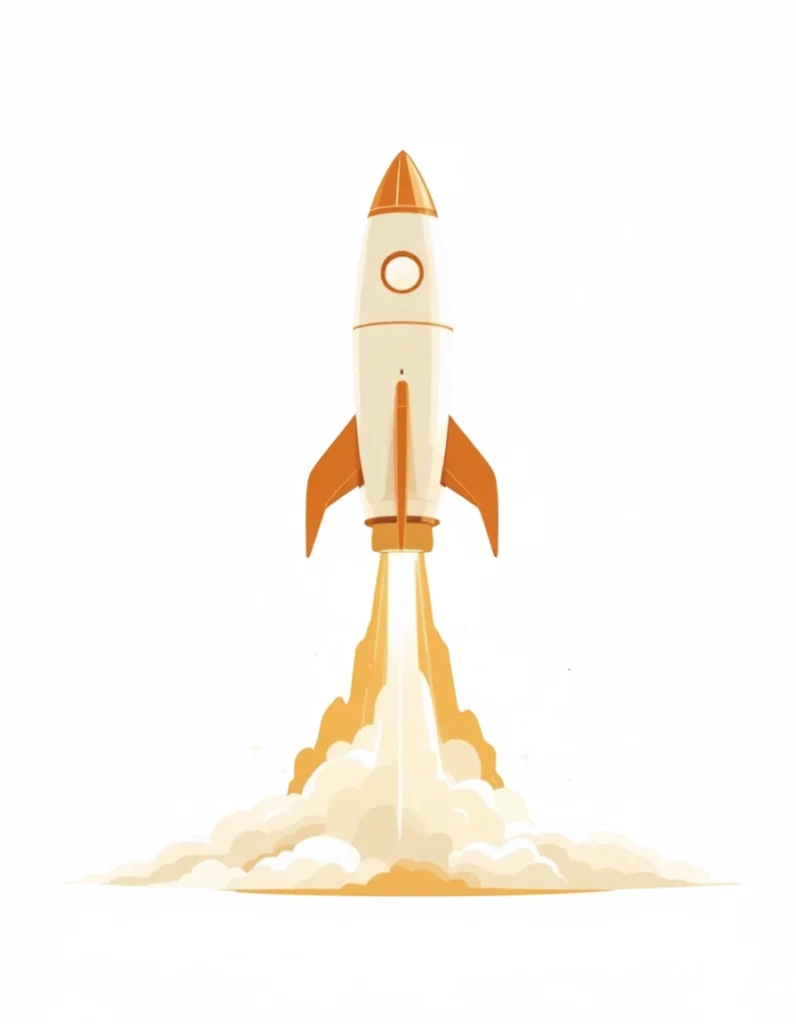 Speed of website upward sign